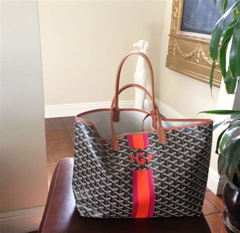 goyard tote colours|inside Goyard tote.